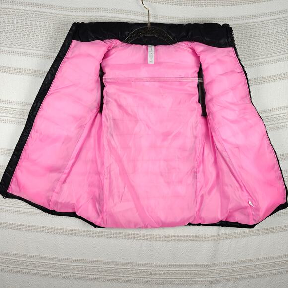 Ideology Black Puffer Vest with Pockets - Girls M - Women XXS - Picture 3 of 8